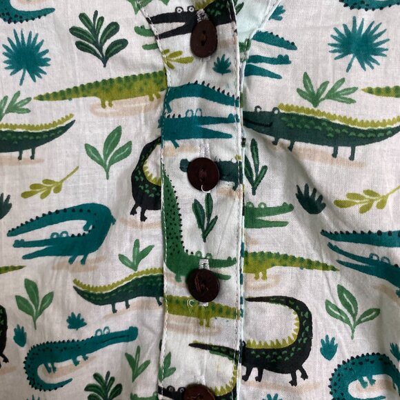 OM (Australian Brand) playful croc top. Sleeveless size 12/ Zoe top - Picture 6 of 14